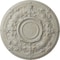 Ekena Millwork Oslo Ceiling Medallion (Fits Canopies up to 10 1/2"), 28 1/8"OD x 1 3/4"P, Pot of Cream Crackle CM28OSPCC - alternate 1